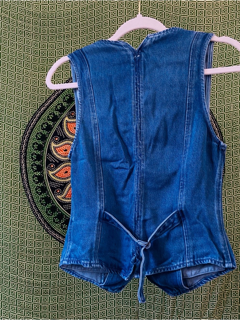 Blue Denim Button-Front Vest - Picture 2 of 2